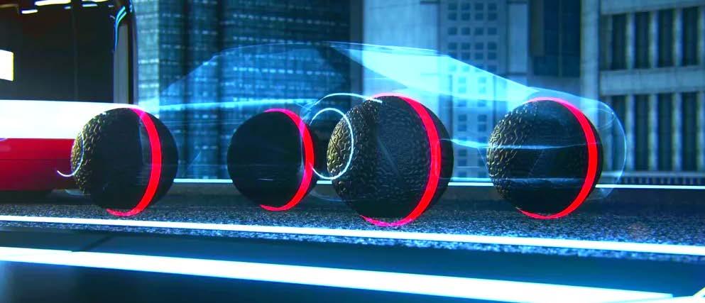 Concept tires for autonomous cars Tires may become a