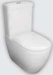 00 SOFT CLOSING SEAT OAKWORTH BACK TO WALL PAN - soft close toilet seat - requires compact concealed cistern see pages