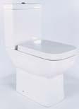 00 SOFT CLOSING SEAT QUICK RELEASE HINGES ANTI BACTERIAL GLAZE ALCHEMIST BACK TO WALL TOILET -