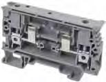 ask Series Screw Type Fuse Terminal Blocks for American Standards and Accessories for 11/4"x1/4" Fuses (fully enclosed, no end plate required) ask 4 s Width 10 mm 351 129 351 120 MR 35 51.4 74.