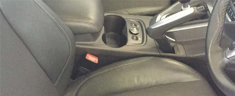VEHICLE INTERIOR Interior fittings must be present, intact and free of damage.