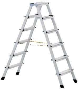 Step Ladders Step Ladders Light Trade / Domestic Step, Z200 Light and portable - ideal for tradesman Large, non-slip serrated platform High-strength Perlon straps prevent splay - fitted on 6, 7 & 8