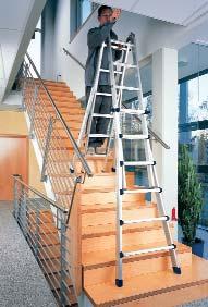 Height to top rung as stepladder Length as lean-to ladder Step Ladder Position Ladder Position Stairwell Position 119 119 1196 Accessories 19 x x x 6 0.6 x 1.0 x 0.21 0.6 x 1.8 x 0.21 0.70 x 1.86 x 0.