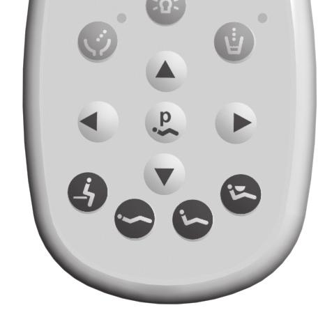 Programmable Chair Buttons Programmable Chair Controls Press and release a programmable button to move the chair to a preset position.