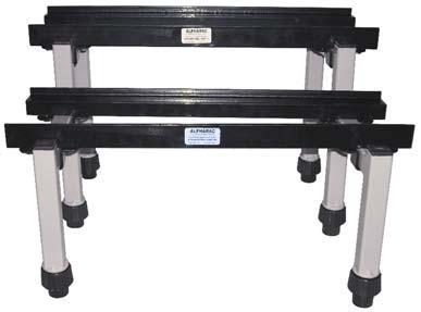 Battery Racks Features Flexibility Modular Design allows for system versatility and ease of set-up and movement.