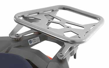 HONDA Luggage racks for HONDA CRF1000L The luggage racks are made of 18 mm stainless steel round tubing and are extremely solid.