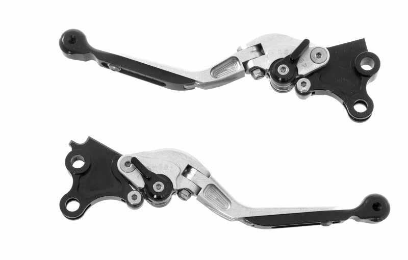 HONDA Folding brake lever + clutch lever set, black, for Honda CRF1000L Africa Twin road legal Dual functionality for more riding enjoyment and enhanced safety.