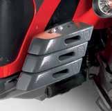 FRONT BALLAST Perfectly integrated into the bodywork of the