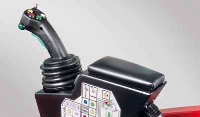 ON/OFF + Ergonomic: handy to use + Comfort: stress-free operation + Saving: reduction in cycle times JPM The JPM PROPORTIONAL JOYSTICK * allows practical operation of