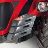 HEADLIGHT GRILLES Protecting the light assemblies, they also