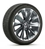 0J x 19" for 235/40 R19 tyres in black glossy design Supernova 3V0 071 499A HA7