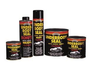 Available in Black 1 Litre For both professional and DIY use Underbody Seal Stonechip Protection Underbody Seal provides heavy duty rust protection for the areas that are most prone to abrasion and