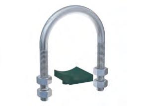 U-Bolt Clamps Dimensions / Round Steel U-Bolt with Plastic Pipe Saddle (Short) Type RB+RUK H1 A ø D 1 H3 H2 H4 G L1 Round Steel U-Bolt (type RB) with Plastic Pipe Saddle (type RUK) Clamp Assembly