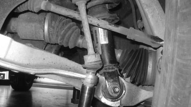 Neglect of following these steps could cause brackets to come loose and cause serious damage to the suspension system and to the vehicle.
