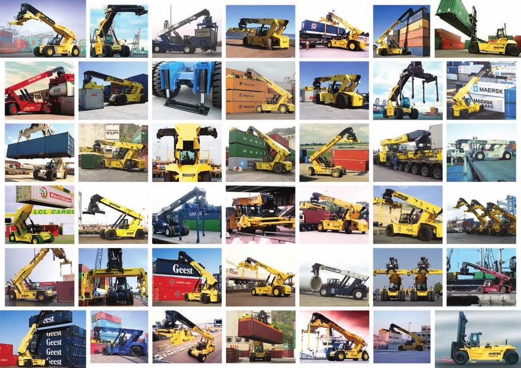 ReachStacker Development Story Hyster began building ReachStackers in 1995 and since that time,