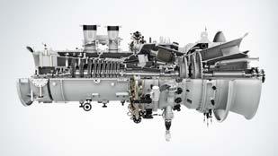 The industrial gas turbine combines a robust, reliable design with high fuel flexibility, and low emissions.