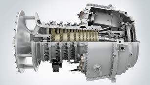 The gas turbine has a rugged industrial design that enables high efficiency and excellent emissions performance on a wide range of gaseous and liquid fuels.