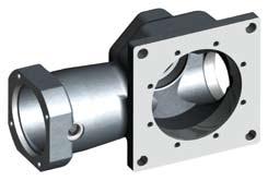 n Right angle gearbox, single-stage, ratios 5:1, 8:1, 10:1 and 15:1. n The compact and rigid design ensures highest performance whilst being space and weight efficient.