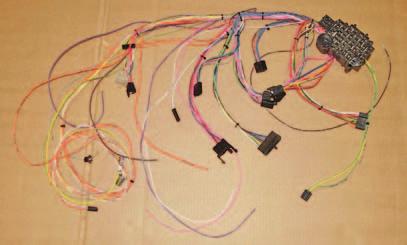The wires in the harness are color coded like original and also have the wire function printed on each wire every 4".
