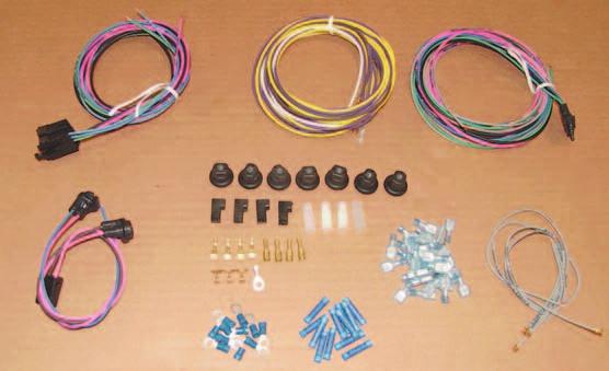 31a 31b 31c Photos 31a, 31b & 31c: The wiring kit includes new sockets for the parking lights.