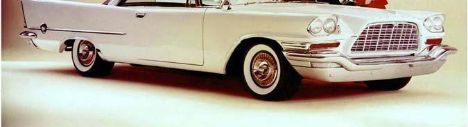 . The Chrysler 300D hardtop was little changed from 1957, most