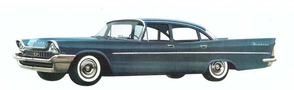 The bread and butter Windsor 4-door Sedan was Chrysler's largest seller, but 12,861 was the best it could muster in sales for 1958.