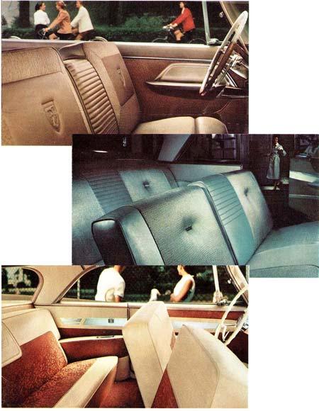 STYLING IMAGES: Looking at the 1958 Chrysler interiors, there is no doubt that the New Yorker's (top) outshone the others.