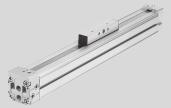 Technical data Function -N- -T- Diameter 18 80 mm Stroke length 1 8,500 mm General technical data Piston 18 25 32 40 50 63 80 Design Pneumatic linear drive with slide Guide Slotted cylinder barrel