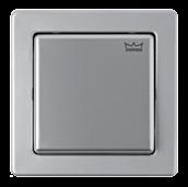 with handicapped symbol - Stainless Steel finish - Dimension H80mm x