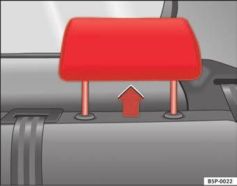 14 Safe driving Travelling with the head restraints removed or improperly adjusted increases the risk of severe injuries.