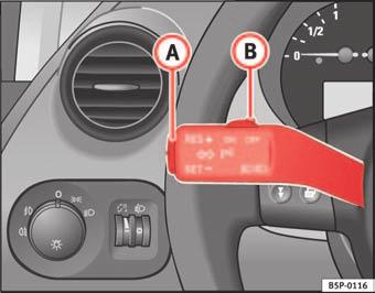 Driving 163 if the clutch pedal is depressed, if the vehicle is accelerated to over 180 km/h, and the lever AB is pressed in the direction of OFF without being engaged.