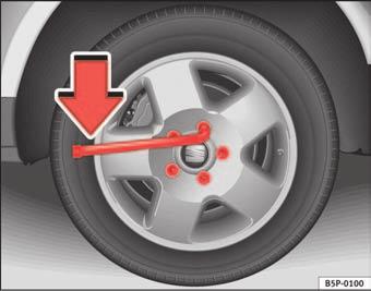 If and when 219 Wheel covers* The wheel covers must be removed for access to the wheel bolts Loosening the wheel bolts The wheel bolts must be loosened before raising the vehicle.