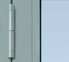 Closing devices As standard, all fire-rated and smoke-tight doors are equipped according to DIN EN 1154 with a slide rail overhead door closer on