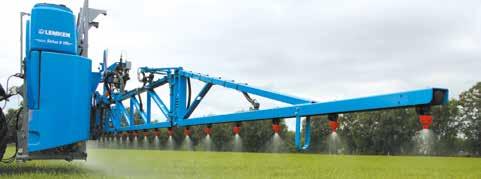 HorizontalExtend boom Robust, proven design HE HorizontalExtend boom Safe transport The implement s pendulum behaviour can be adjusted, for use in level or sloped fields, by adjusting the pivot point