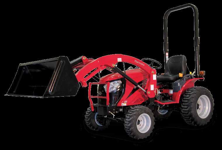increases visibility Standard folding ROPS Powerful loader outlifts competition