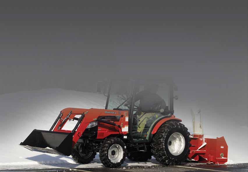 PREMIUM - 16 Series The Mahindra 16 series premium tractors are high-performance 4WD compact tractors designed for light- to