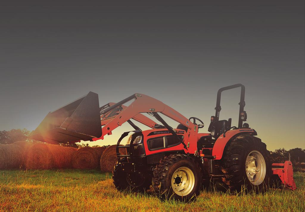 PREMIUM - 3500 Series The Mahindra 3500 series premium tractors are super-powered 4WD compact workhorses designed for medium- to heavy-duty applications.