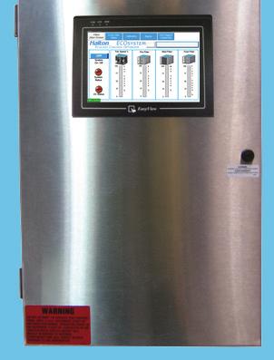 Control Panel The EcoloAir Control Panel features a standard 120 volt control system, touch screen and is constructed of