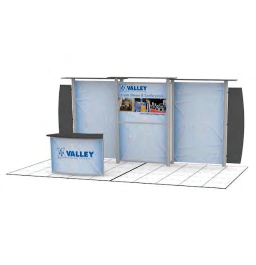 Page 19 of 72 KIT 2184 & 2192 Inline Kit 2184 20ft Valley Fabric Display $4,632.