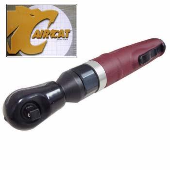 3/8 LARGE AIR RATCHET Exhaust technologies, the company making Aircat pneumatic tools, has shattered the myth that muffling the noise will reduce the power in air tools, and just in time, because