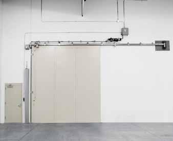 Economical Sliding Fire Door Systems Saino Model 1000 and 2000 are designed for use in applications requiring economy in a manual fire door.