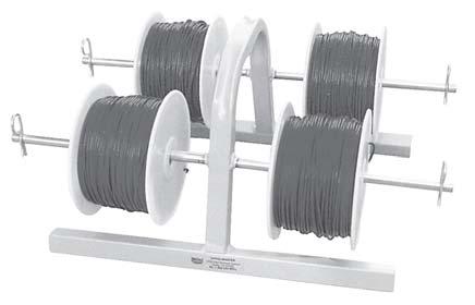 9 kg) Wire Spool Caddy A convenient and practical means of carrying and dispensing small quantities of spooled wire.