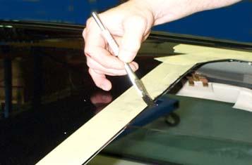 Prime the cut edge using an anti-corrosive metal primer.