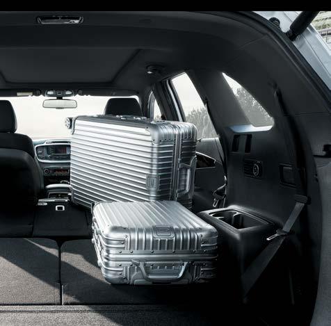 The Sorento transforms quickly from a 7-seat commuter, to a miniature removal