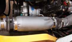 bellows pipe between exhaust pipe and engine exhaust manifold certifies the