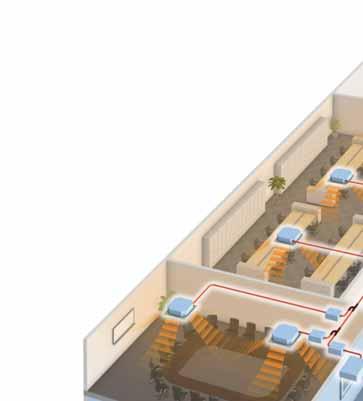 SOLUTIONS LARGE BUILDING Fujitsu General provides modular type VRF systems that achieve high