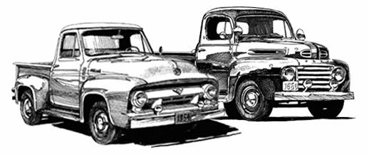 $5.00 Ford Pickup Trucks 1948 1956 The Old Car Centre EST.