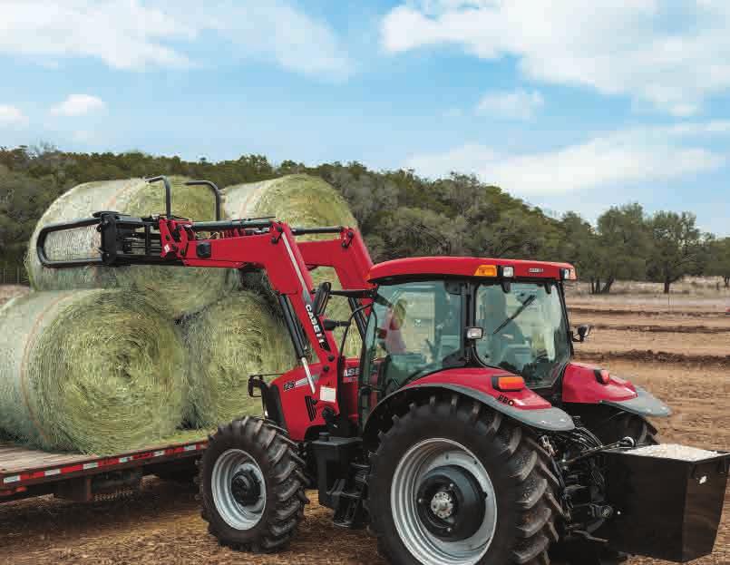 LOADERS AND ATTACHMENTS LOADER-READY WHEN YOU ARE. Case IH Maxxum tractors are available loader-ready and designed to operate as a system with the three models available.