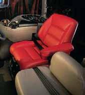 Cab options Feature Description Deluxe Luxury Seats Heated Seat with adjustable heat settings l l Deluxe Cloth Seat l Luxury Red Leather Seat l Instructional Seat, cloth OPTION Instructional Seat,