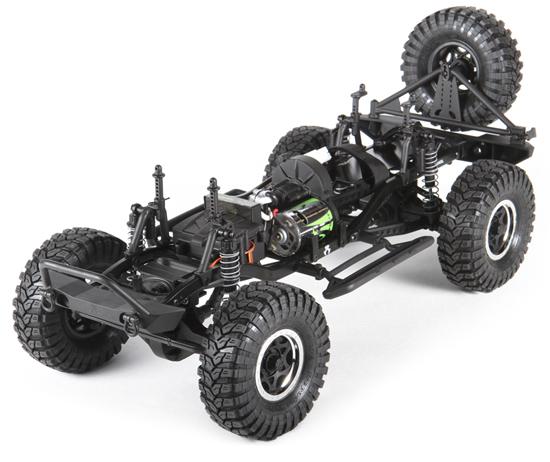27T MOTOR The Axial 27T motor supplies plenty of power for high speed trail runs or powering over obstacles. Tear up the terrain indoor or outdoors.